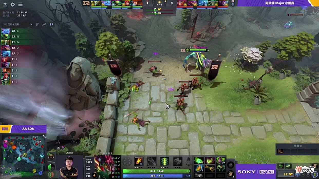 【游戏世界】Dota2-阿灵顿Major超级春晚：令人失望的对局，RNG犯病痛失好局！