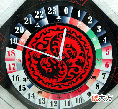 五行、时辰表