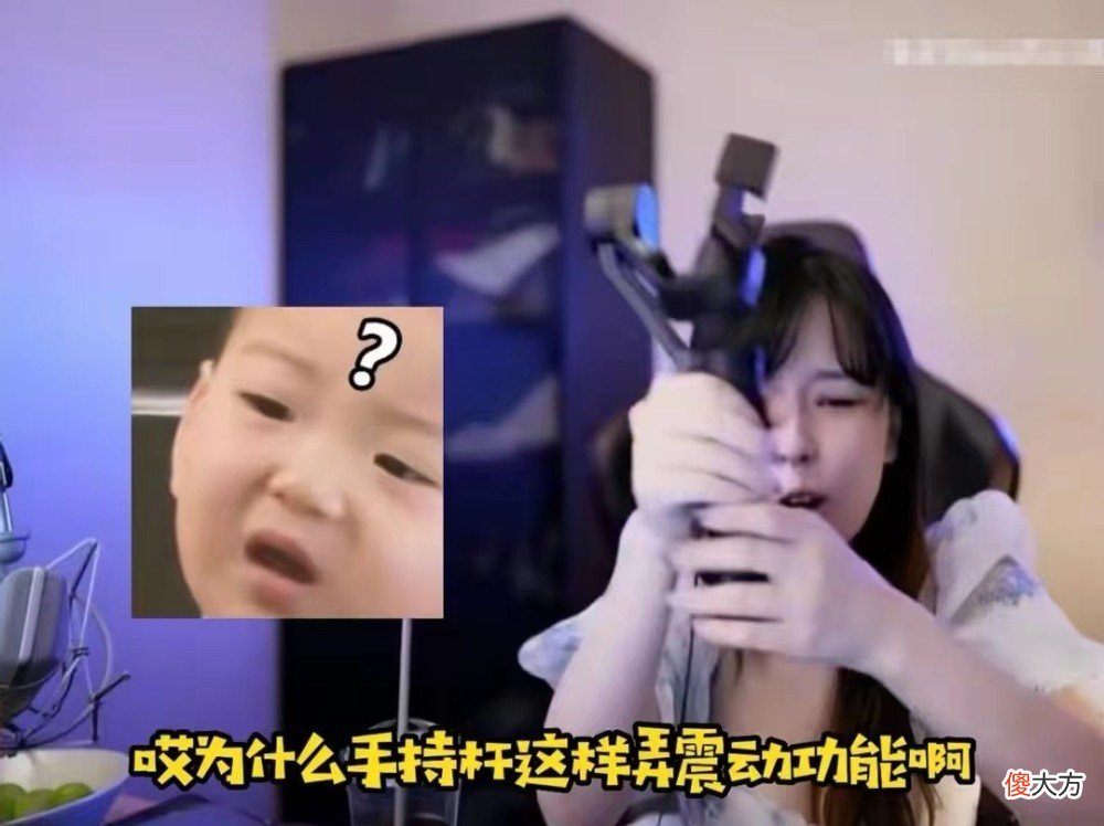 【游戏迷】云台自拍杆有震动模式？老司机沫子惨遭套路，身旁助理笑出声！
