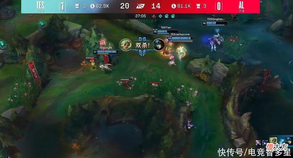 【游戏世界】锁定LPL常规赛第一！TES轻松2-0带走AL，左手这次一阵稳了？