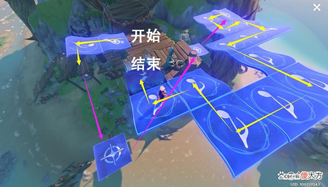【游戏世界】原神：破破岛宝箱解谜，限时机关和关音律花攻略