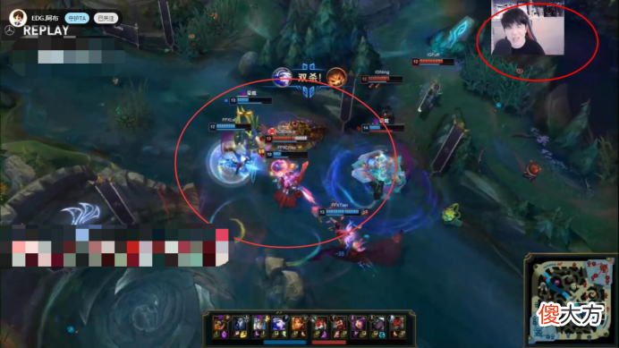 【游戏世界】阿布被IG下路双人组菜到了，惊叹：这游戏真有意思，三打五赢了