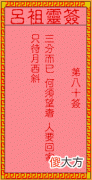 吕祖灵签80-第八十签解签