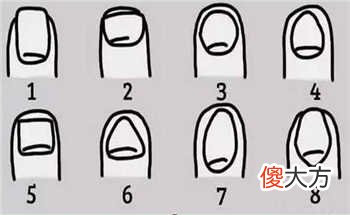 8种指甲形状解读你的性格