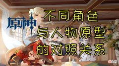 【游戏迷】【原神】不同角色与人物原型的对照关系是怎样的？
