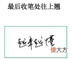 笔迹心理学分析【图解】