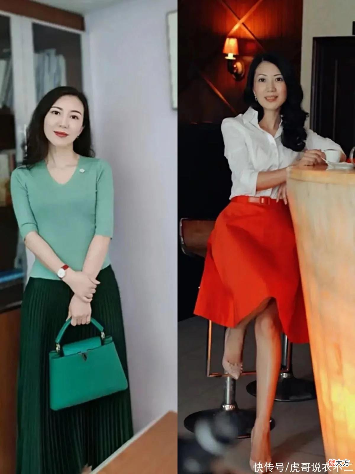 【时尚一点】建议50岁女人：穿衣远离大妈装，学学这些素人妈妈，气质更优雅