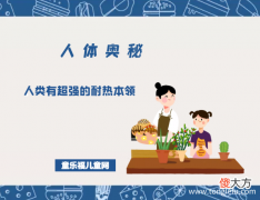 「人体奥秘百科」人类有超强的耐热本领