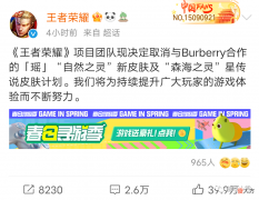【游戏世界】王者荣耀取消与巴宝莉合作已登热搜，官方会有补偿么？新模式来临
