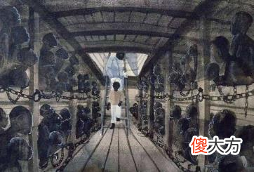 【历史故事】黑人奴隶在贩奴船上有多怂？被白人虐待，宁愿自杀也不敢反抗