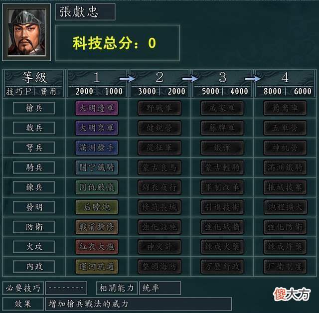 【爱历史】三国志11南明抗清：各主要势力科技PK，果然郑成功才是全村的希望