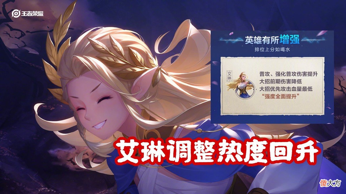 【游戏世界】艾琳正式服调整，胜率回升，解析艾琳小姐姐的正确打开方式