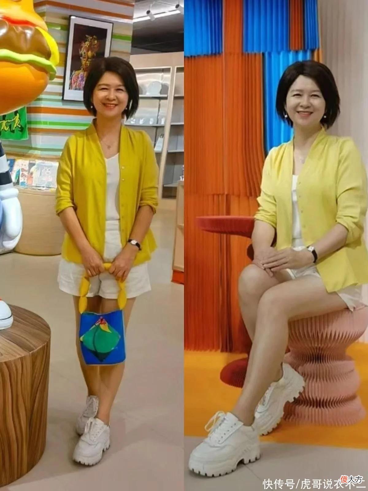 【就爱时尚】女人不管年龄奔几，穿衣记住：裙选开衩、裤子上膝，搭配帽子更美