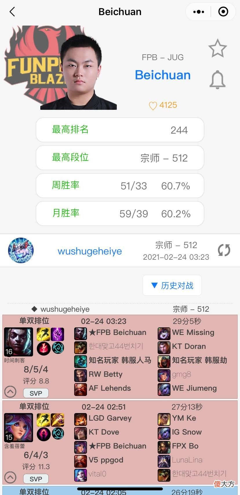 【游戏迷】北川对于FPX有多重要？粉丝十分激动：能来就是爹，这声爹我先叫了