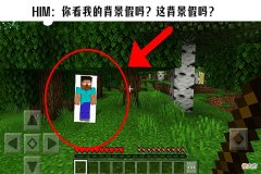 【游戏迷】我的世界：很多玩家相信him的存在，him：你看我的背景假吗？