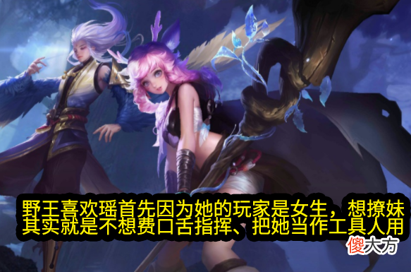 【游戏世界】许多女玩家偏爱的瑶，外表好看又可爱，但是真的没太大作用