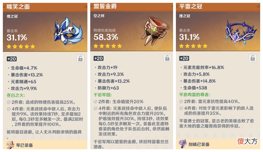 【游戏迷】原神：万物皆可物伤？苍白套加持，3000攻姥爷原地起飞，刻晴无语