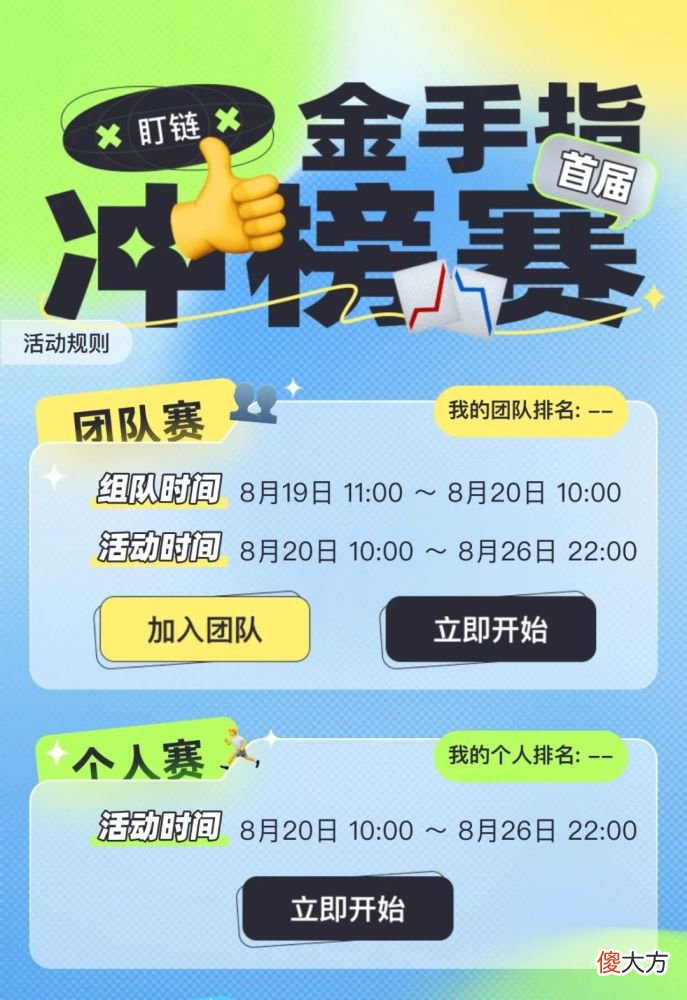 【游戏迷】黄金操盘手｜盯链首届金手指冲榜赛，组队冲刺5万现金奖池