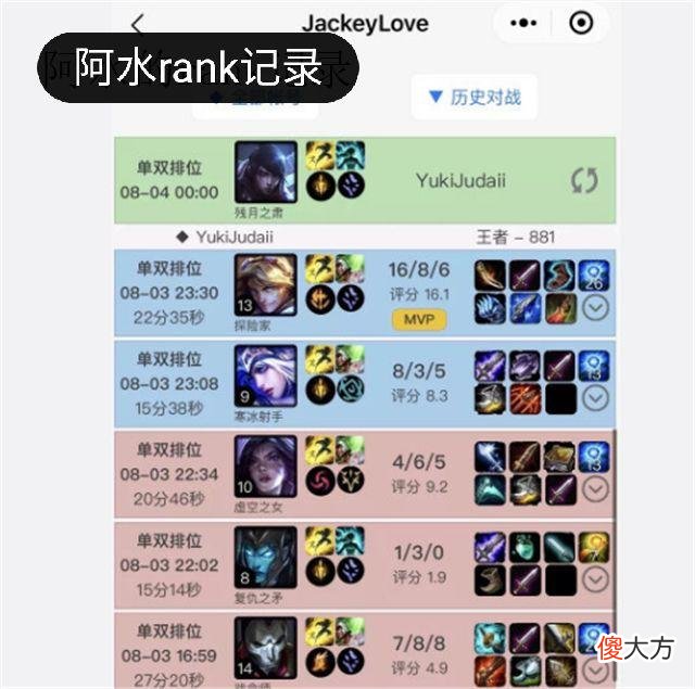 【游戏世界】打TES抓下就行？看完阿水的rank记录，你还这么想算我输！