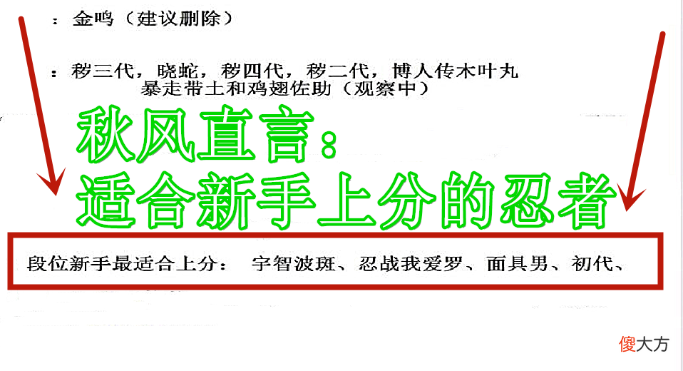 【游戏迷】秋风建议新手用的4位忍者，看清面容后，操作简单输出还高，我滴个乖乖