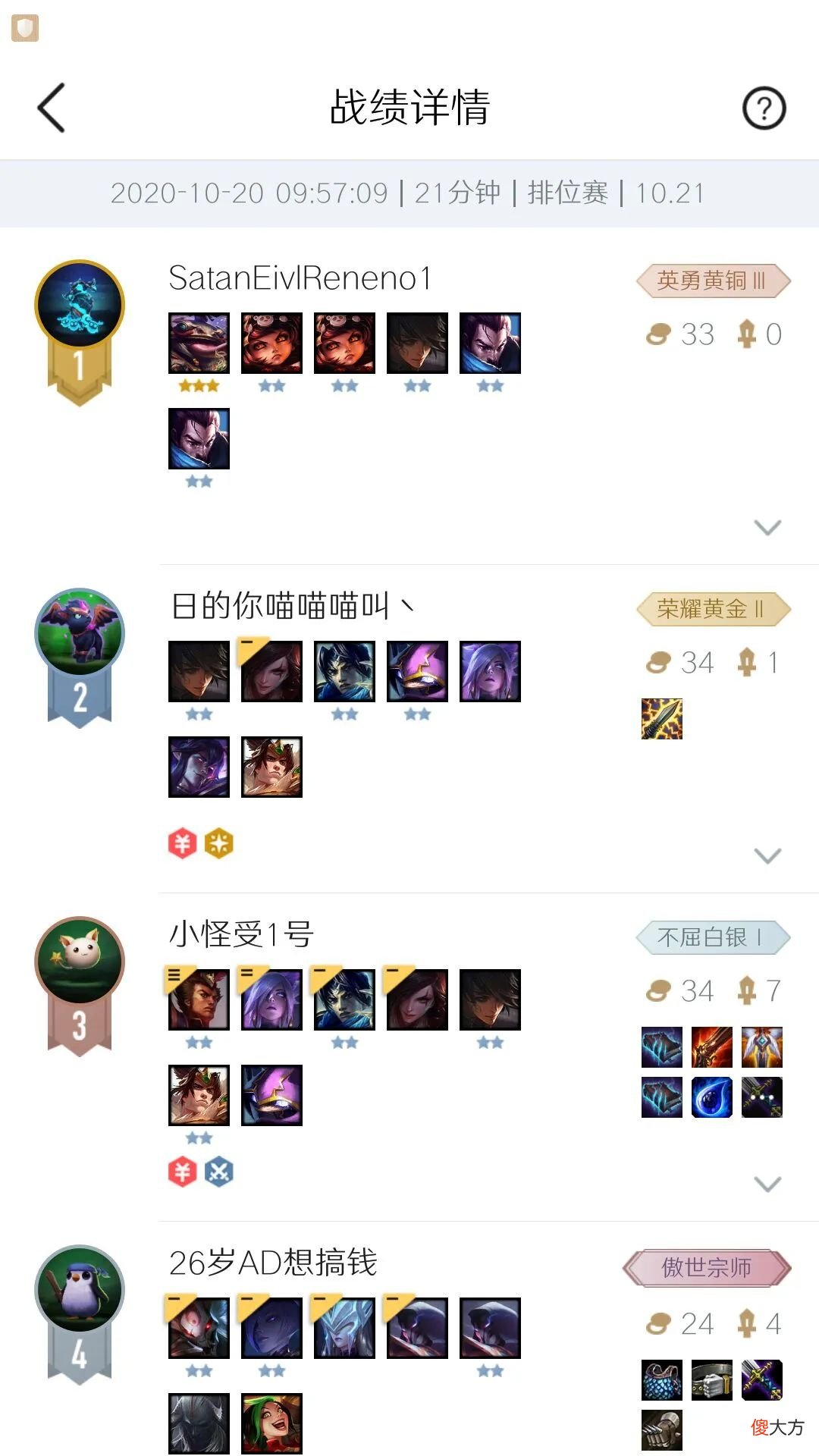 【游戏迷】云顶之弈100％上宗师王者方法揭秘与10.21天神狼版本阵容集锦