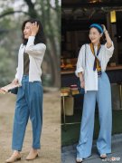 【时尚一点】若你的衣品很普通，夏末初秋多试试蓝色系搭配，轻松打造高级感