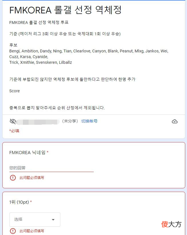 【游戏世界】“LPL观众被LCK耍了”S11选手榜单刷屏后，LCK真实数据公布，只有38人认为Uzi是历史第二A