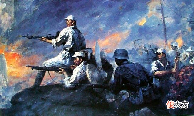 【爱历史】汉奸打扫战场，发现一八路军还活着，小声说：别动，一会就走