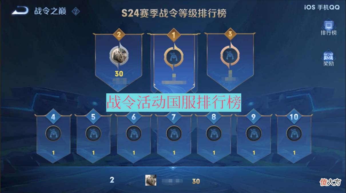 【游戏迷】王者荣耀体验服战令活动大变，开放9999级，国服榜上线，最贵道具需要80万点券！