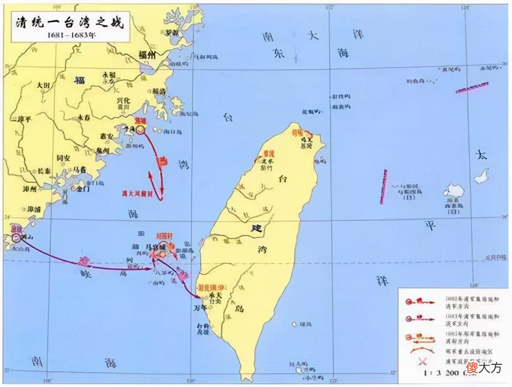 【历史故事】施琅收复台湾有多猛?24000人横渡东海,半月灭郑、台湾不战而降