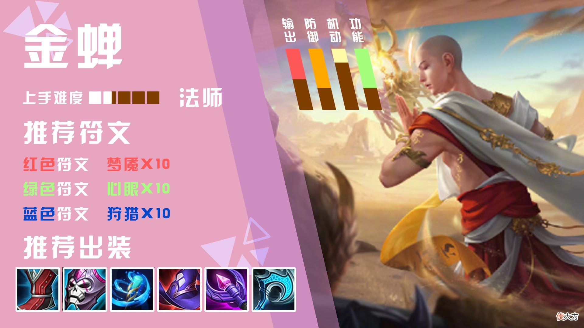 【游戏迷】度世行僧-金蝉即将上线!中单玩法攻略助您快速上手!