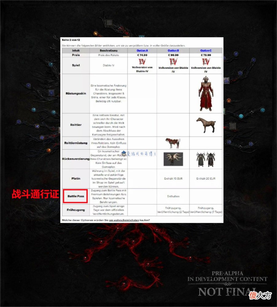 【游戏世界】主要卖造型，加入战斗通行证，《暗黑破坏神4》的爆料又来了