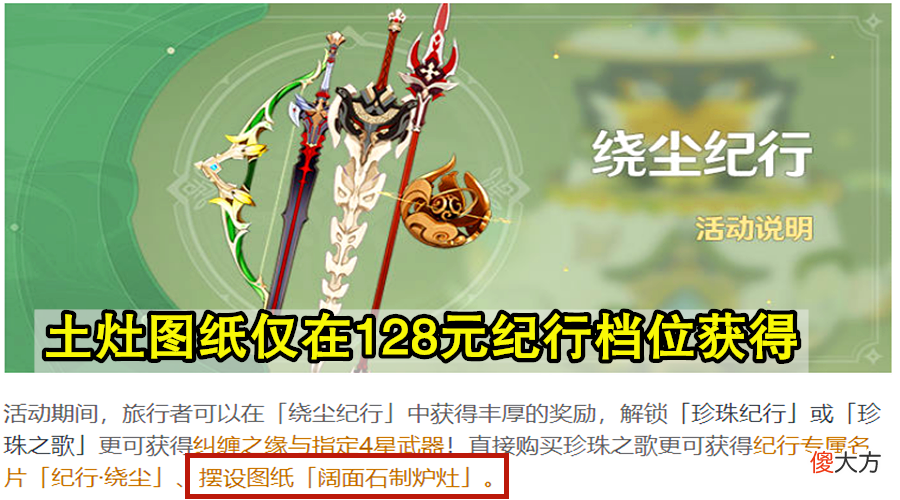 【游戏世界】原神：家园土灶128R，氪纪行送图纸会成标配吗？mhy：年中大促！