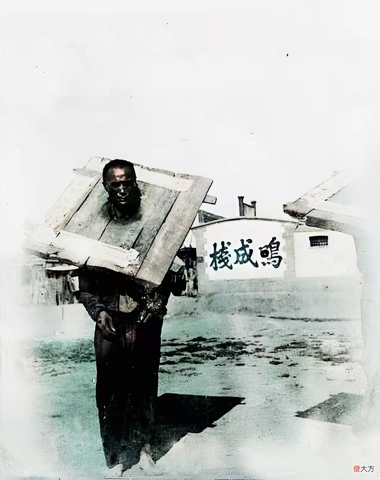 【历史故事】老照片：1908年的河南安阳，彰德府的鼓楼，天宁寺的宝塔