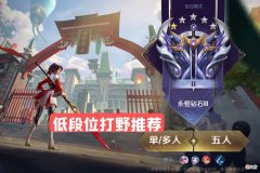 【游戏世界】低分段打野英雄推荐，新英雄云缨不在榜，削弱的澜才是最大赢家