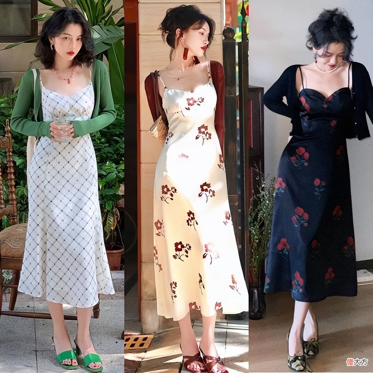 【就爱时尚】会穿“连衣裙”的女人，都擅长在4个位置“留白”，想不好看都难