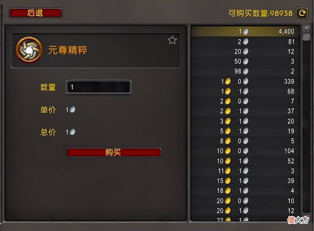【游戏世界】《魔兽世界》拍卖行月入十万，玩家晒出300多单金币销售记录