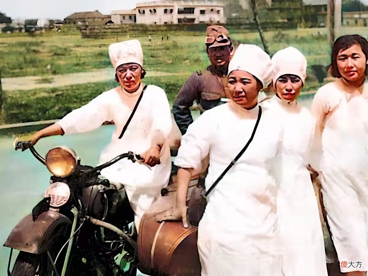 【历史故事】老照片：侵华日军在中国境内拍摄的照片，还有侵华的日本女护士