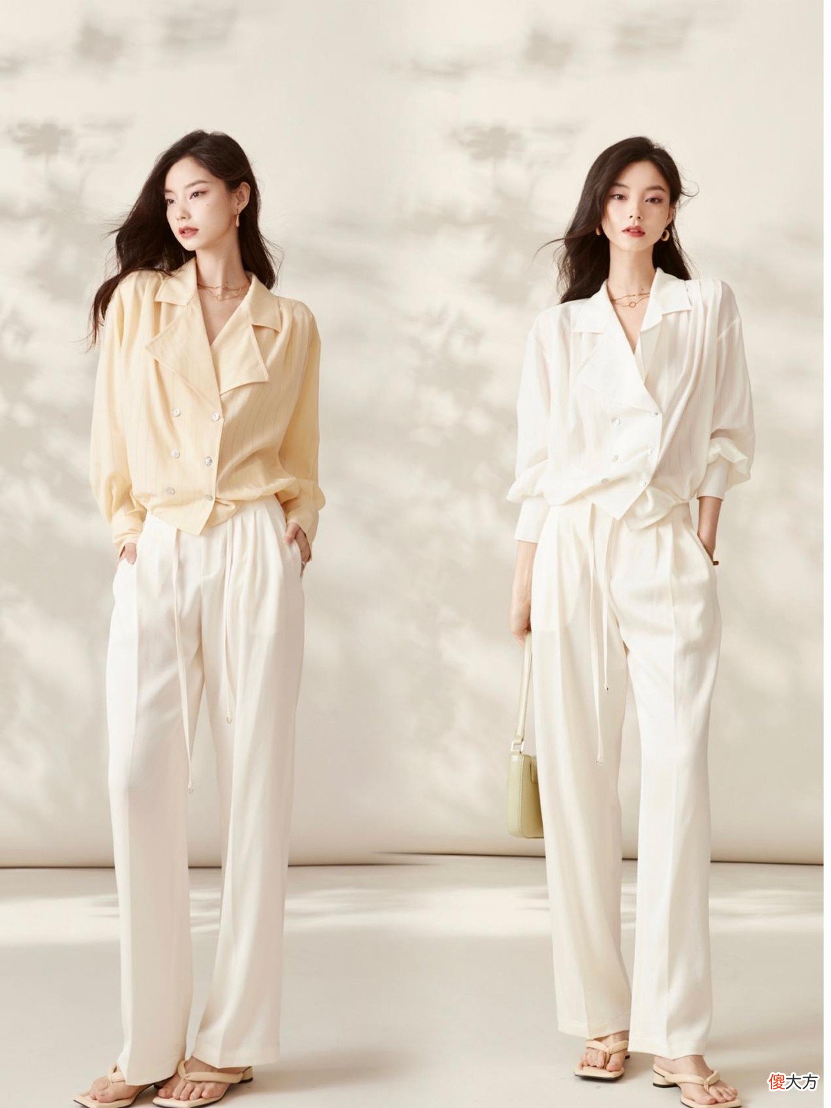 【时尚一点】眼光够好的女人，穿阔腿裤都遵守2个搭配要点，提升高级感很简单