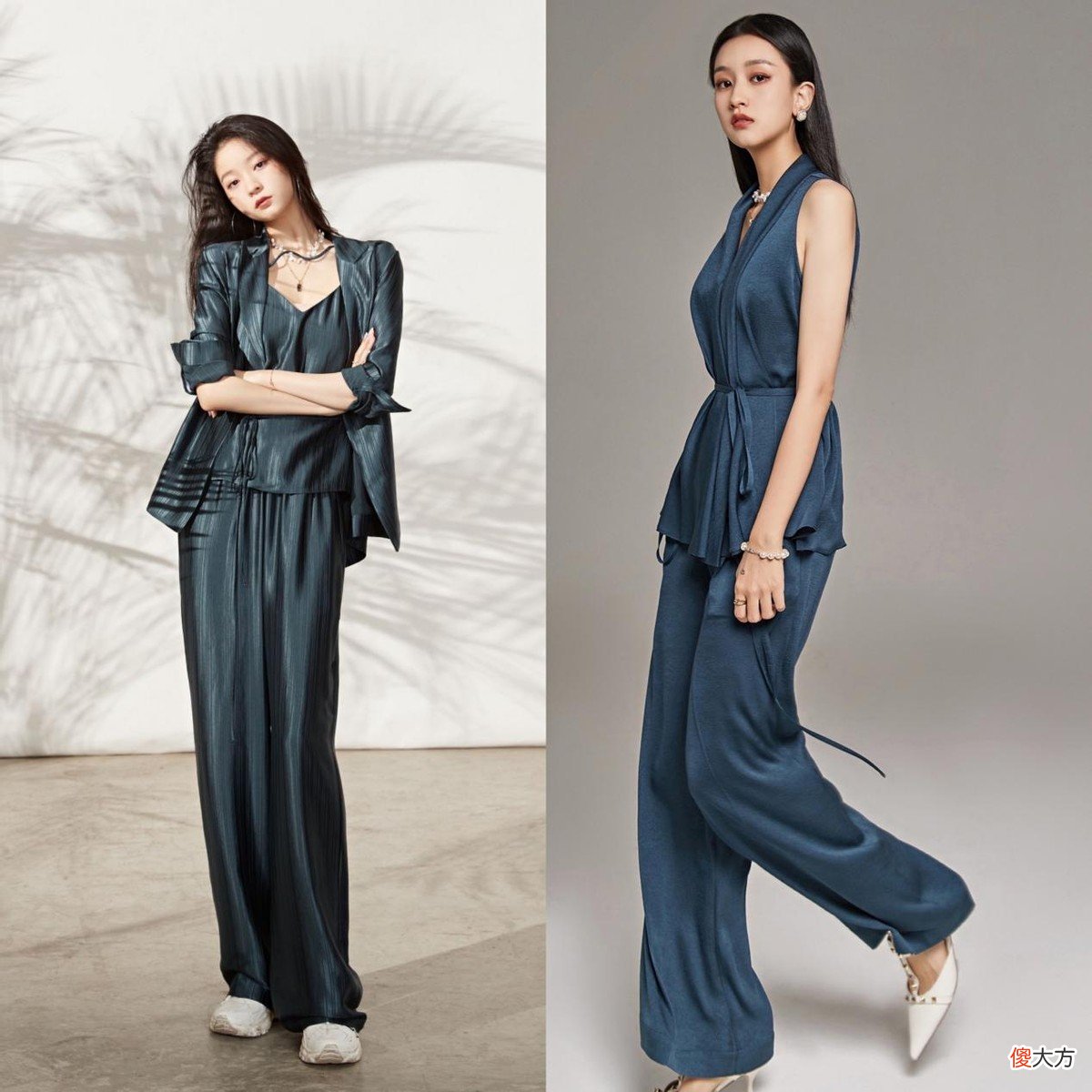 【时尚一点】眼光够好的女人，穿阔腿裤都遵守2个搭配要点，提升高级感很简单