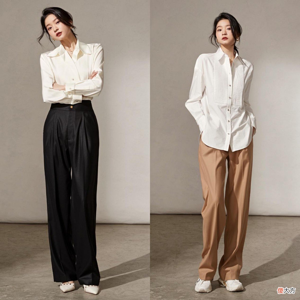 【时尚一点】眼光够好的女人，穿阔腿裤都遵守2个搭配要点，提升高级感很简单