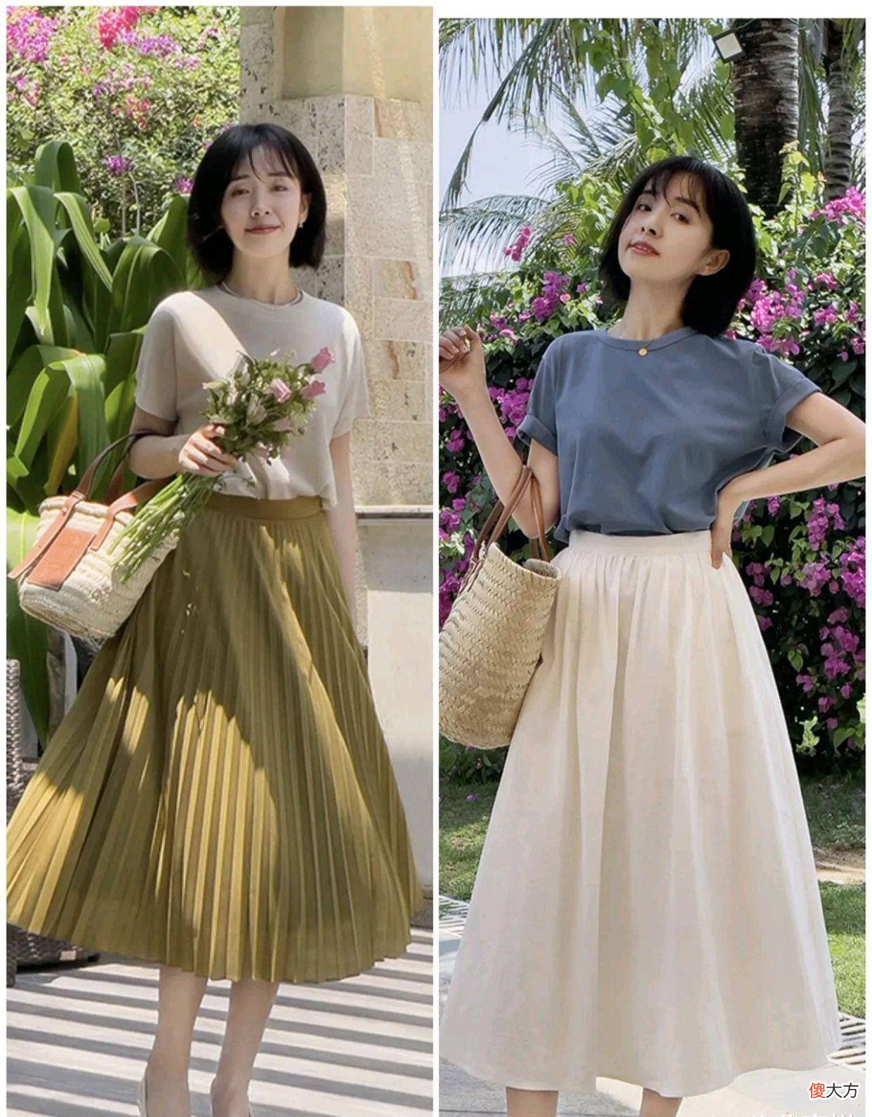【时尚一点】30岁左右的微胖女生夏季穿搭，这些搭配示范值得收藏