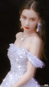 【就爱时尚】Angelababy美人在骨不在皮，紫色一字肩连衣裙优雅又高贵，美腻了