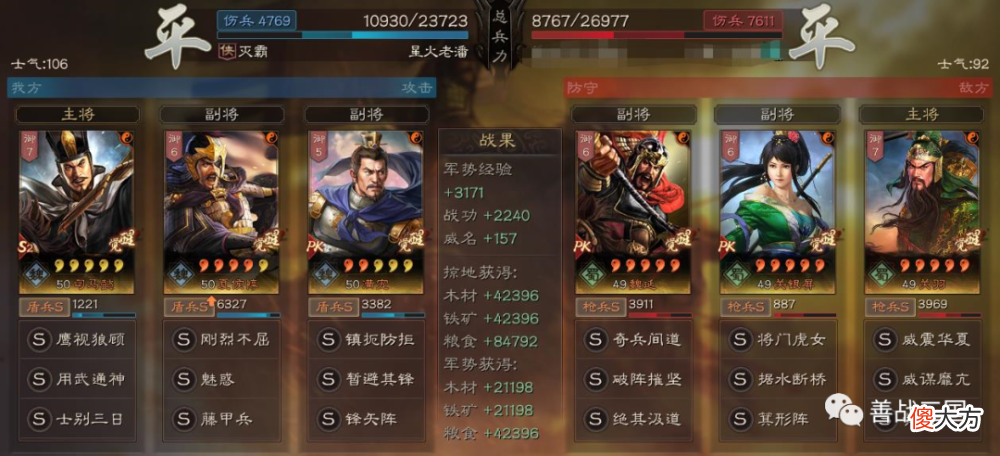 【游戏世界】【阵容】深圳地区榜，第一夏侯惇：代替曹操组太尉盾打突击更猛