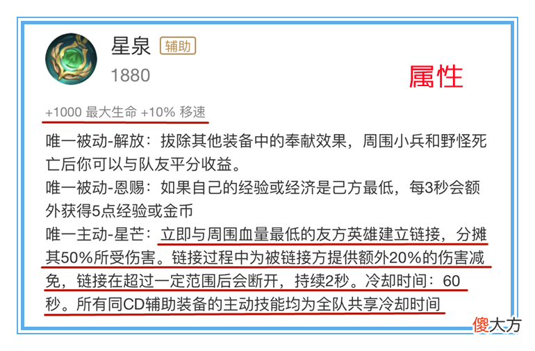 【游戏迷】王者荣耀：“星泉”能提供60％的减伤效果，为什么很少有人出呢