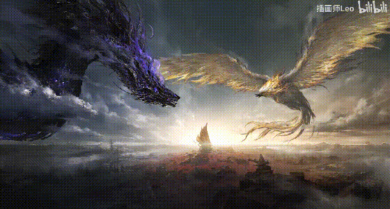【游戏迷】神还原？知名插画师逐帧画出永劫无间宣美：金乌大战烛龙彻底活了