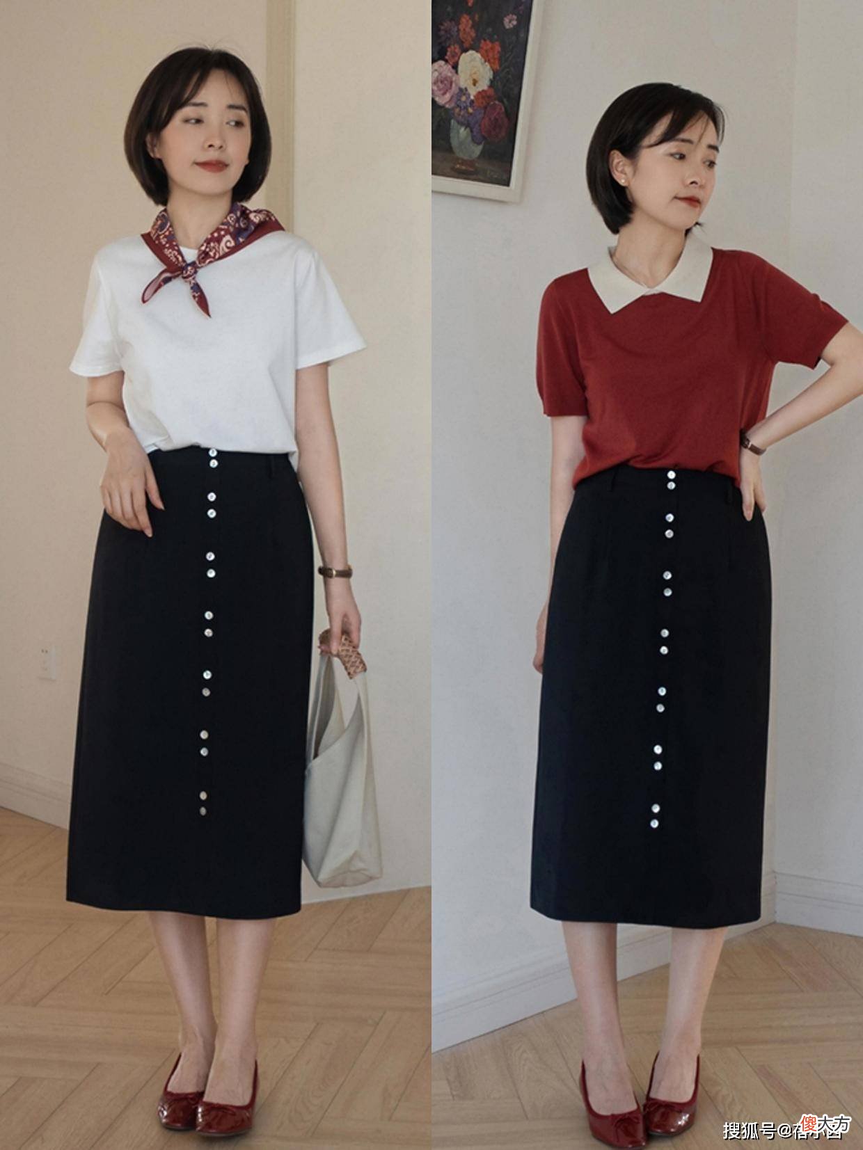 【时尚一点】比换季更烦恼的是穿衣搭配,放弃牛仔裤吧,这些半身裙更显气质