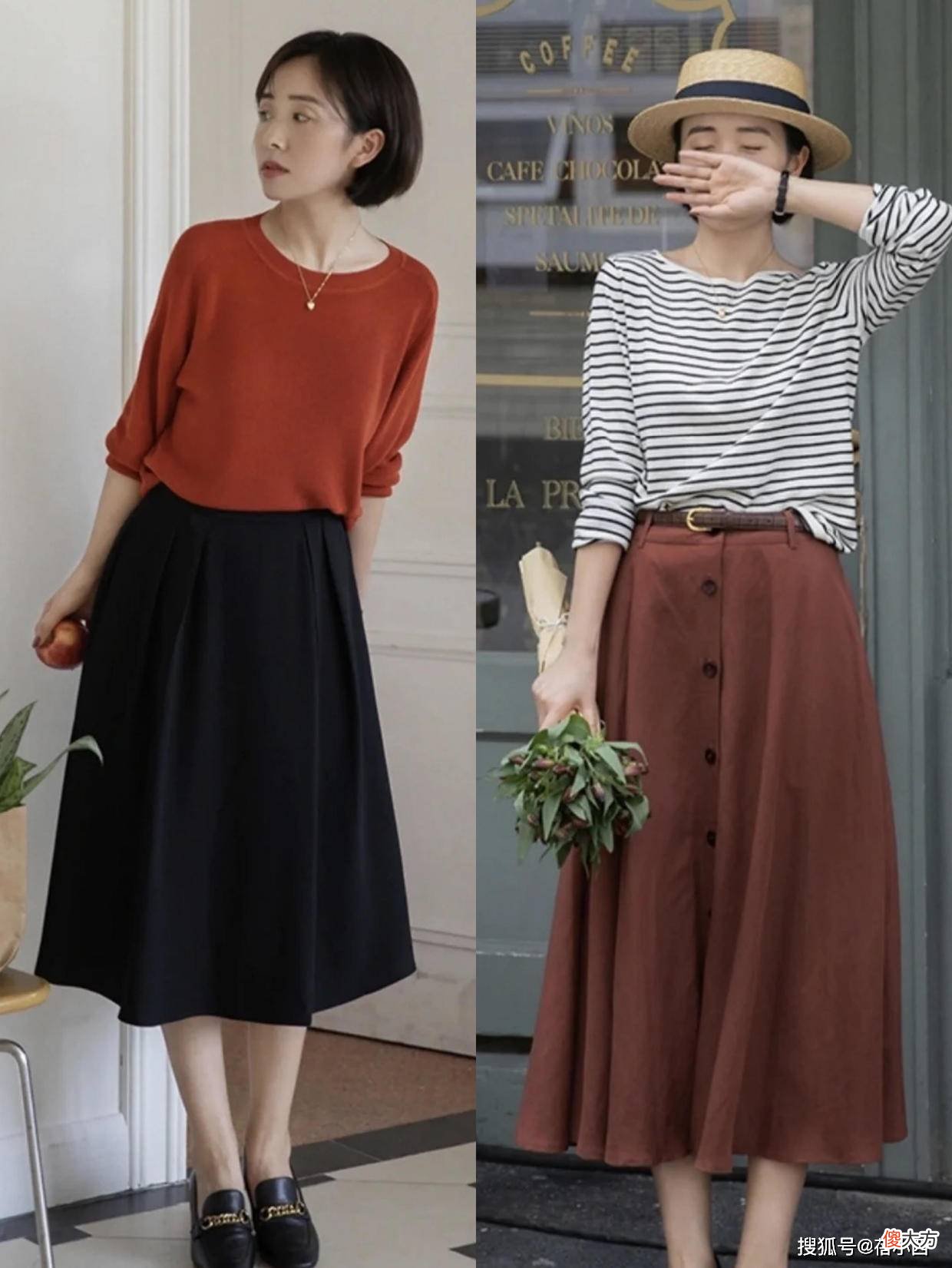 【时尚一点】比换季更烦恼的是穿衣搭配,放弃牛仔裤吧,这些半身裙更显气质