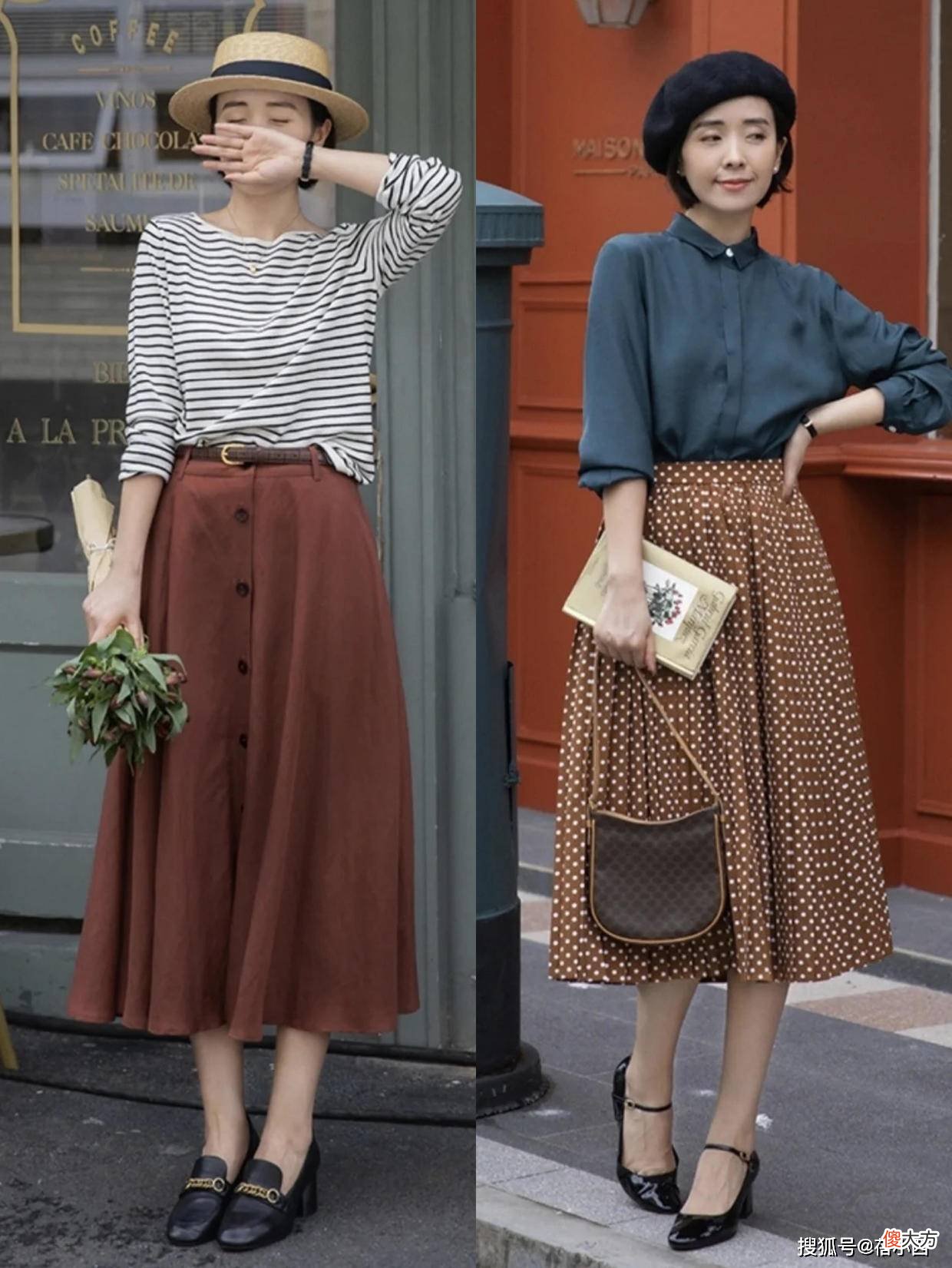 【时尚一点】比换季更烦恼的是穿衣搭配,放弃牛仔裤吧,这些半身裙更显气质