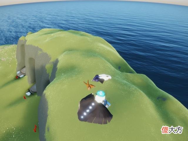 【游戏迷】光遇：警惕和你点火的小黑，新蹭图方法，令人防不胜防